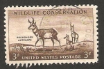 Stamps United States -  612 - Protección a la fauna salvaje, antílope