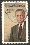 Stamps United States -   1001 - Lyndon B. Johnson, presidente