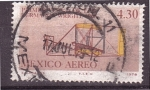 Sellos de America - Mxico -  Primer vuelo herm. Wright