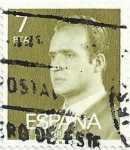 Stamps Spain -  (204) SERIE BÁSICA JUAN CARLOS I. Ia SERIE FOSFORESCENTE. VALOR FACIAL 7 Pts. EDIFIL 2348P