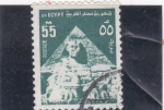 Stamps Egypt -  pirámide y efigie