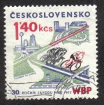 Stamps Czechoslovakia -  Spartakiada invierno