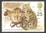 Stamps United Kingdom -  1790 - Gatos