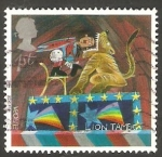 Stamps United Kingdom -  2326 - Europa, El Circo, domador y león