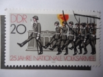 Stamps Germany -  DDR-25 Jahre Nationale Volksarmee.