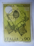 Stamps Italy -  Arquitecto: Andrea Palladio. 1508-1580