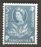 Sellos del Mundo : Africa : Kenya : 105 - Elizabeth II, sisal