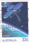 Stamps Australia -  aeronautica-AUSSAT