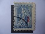 Stamps Greece -  Escultura de Iris (Sosteniendo el Caduce)