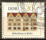 Stamps Germany -  Casa Ribbeck en Berlin-DDR.