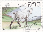 Sellos de Asia - Laos -  caballo