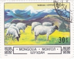 Stamps Mongolia -  ganado lanar