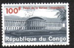 Sellos de Africa - Repblica Democrtica del Congo -  Palacio de La Nación, Leopoldville ( Kinshasa )