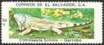 Sellos del Mundo : America : El_Salvador : Garrobo (1254)