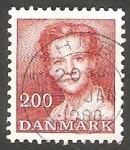 Stamps Denmark -  760 - Reina Margarita II