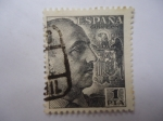 Stamps Spain -  Ed: 931 - General Francisco Franco - Escudo Arma-Serie:General Francisco Franco (1) sin Editor.