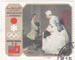 Stamps United Arab Emirates -  Olimpiada Sapporo-72