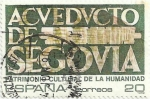 Stamps Spain -  PATRIMONIO DE LA HUMANIDAD. ACUEDUCTO DE SEGOVIA. EDIFIL 3040