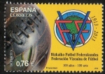 Sellos de Europa - Espa�a -  4889- Centenario de la Federación Vizcaina.Escudo y balón.