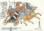 Stamps Spain -  JUEGOS OLÍMPICOS LOS ANGELES´84. CUÁDRIGA ROMANA DE BARCINO. EDIFIL 2768