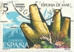 Stamps Spain -  (302) FAUNA. INVERTEBRADOS. ESPONJA DE MAR. Spongia officinalis. EDIFIL 2531