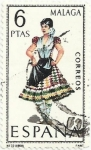 Sellos de Europa - Espa�a -  TRAJES TÍPICOS ESPAÑOLES. GRUPO III. Nº 32. MÁLAGA. EDIFIL 1905