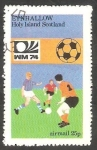 Sellos de Europa - Reino Unido -  Mundial de Fútbol, Alemania 74