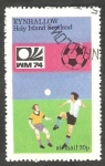 Sellos de Europa - Reino Unido -  Mundial de Fútbol, Alemania 74