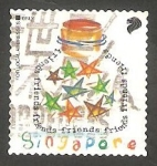 Stamps Singapore -  Estrellas