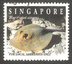 Sellos del Mundo : Asia : Singapore : Pez raya