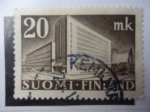 Sellos de Europa - Finlandia -  Oficina Postal -Hilsinki - Sc./248.