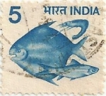 Sellos de Asia - India -  AGRICULTURA. PESCADO AZUL. YVERT IN 593