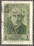 Stamps : America : Argentina :  Juan Bautista Alberdi