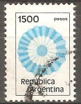 Stamps : America : Argentina :  Escarapela