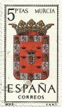 Sellos de Europa - Espa�a -  ESCUDOS DE CAPITAL DE PROVINCIA. GRUPO III. Nº 33. MURCIA. EDIFIL 1559