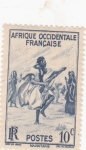 Stamps Europe - Mauritania -  danza