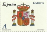 Stamps Spain -  AUTONOMIAS. ESCUDO DE ESPAÑA. EDIFIL 4448