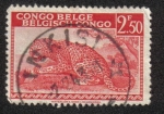 Sellos de Africa - Repblica Democrtica del Congo -  Leopardo, Congo Belga