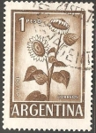 Sellos de America - Argentina -  Girasol