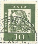 Stamps Germany -  RFA. ALEMANES CÉLEBRES. ALBERTO DURERO. YVERT DE 223