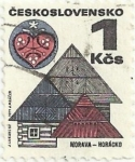 Stamps Czechoslovakia -  ARQUITECTURA POPULAR. HORÁCKO, EN MORAVIA. YVERT CS 1831