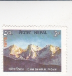 Stamps Nepal -  Himalaya- Ganesh 7406m