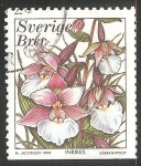 Stamps Sweden -  Orquidea