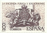 Stamps Spain -  LA HACIENDA PÚBLICA Y LOS BORBONES. ESCUDO CASA DE ADUANAS, MADRID. EDIFIL 2573