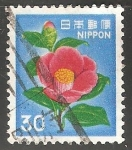 Stamps Japan -  Flores