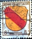 Stamps Germany -  Intercambio 0,20 usd 8 pf. 1945