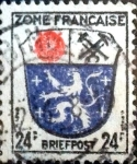 Stamps Germany -  Intercambio 0,20 usd 24 pf. 1945