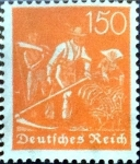 Stamps Germany -  Intercambio 0,20 usd 150 pf. 1921