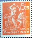 Stamps Germany -  Intercambio ma2s 0,20 usd 5 mark.  1922