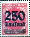 Stamps Germany -  Intercambio 0,20 usd 250000m.s.500 m. 1922